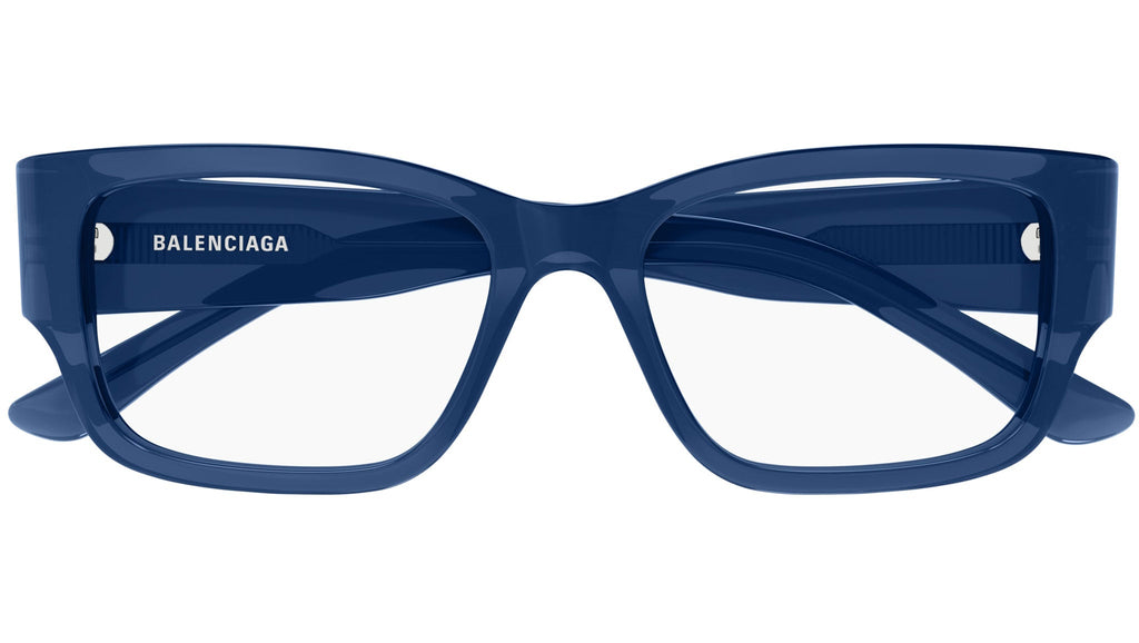 Occhiali da vista BALENCIAGA BB0371O Shiny transparent dark blue
