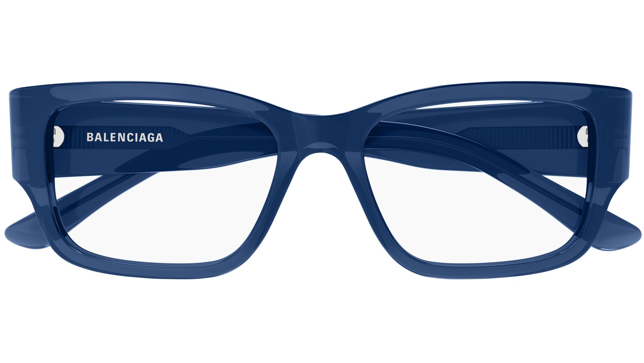 Occhiali da vista BALENCIAGA BB0371O Shiny transparent dark blue
