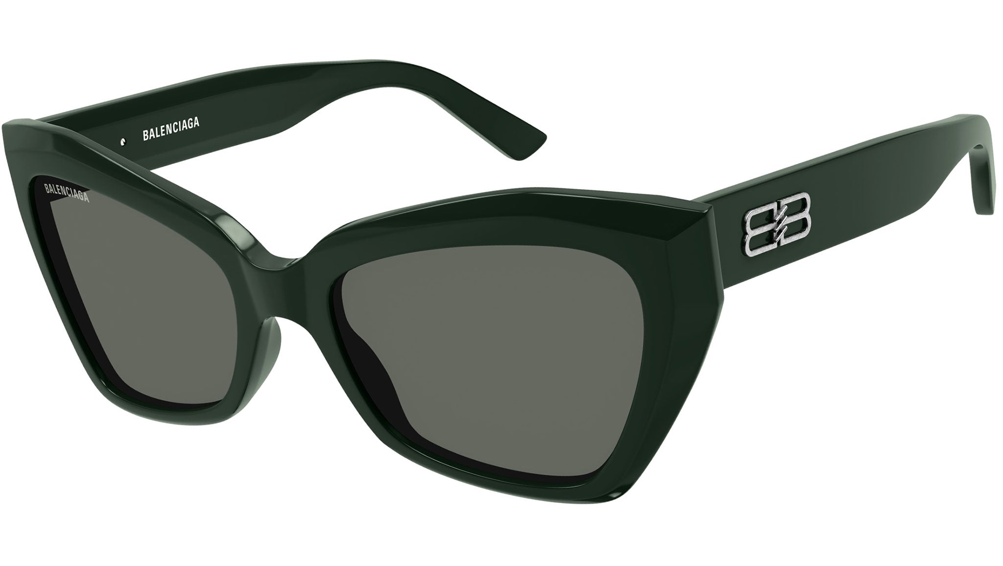 Occhiali da sole BALENCIAGA BB0271S Shiny solid dark green