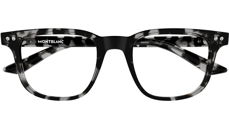 Occhiali da vista MONTBLANC MB0256O Shiny black spotted havana