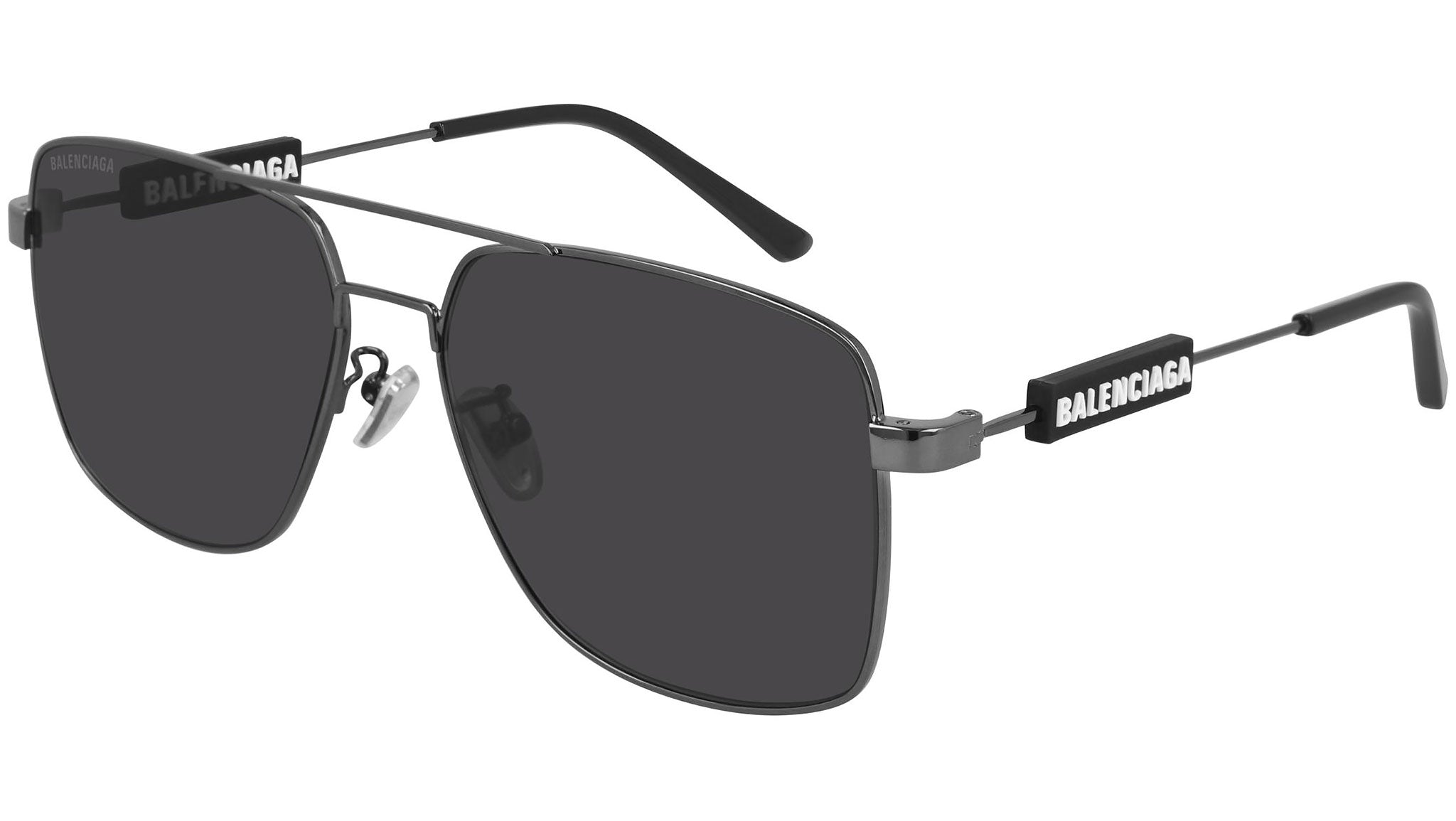 Occhiali da sole BALENCIAGA BB0116SA Shiny gun metal