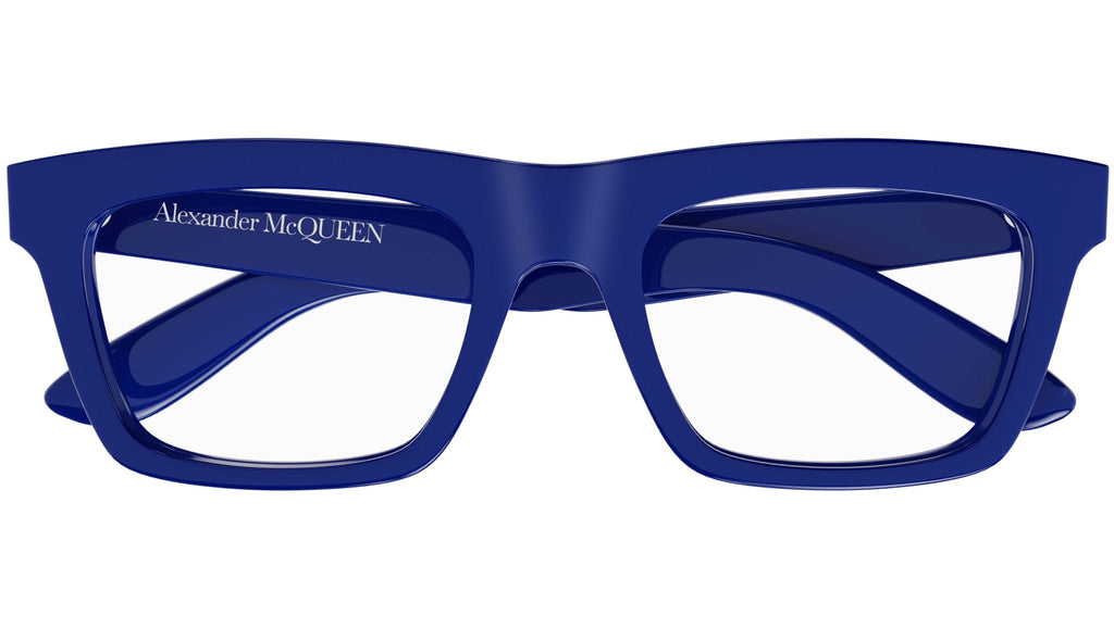 Occhiali da vista ALEXANDER MCQUEEN AM0423O Shiny solid electric blue