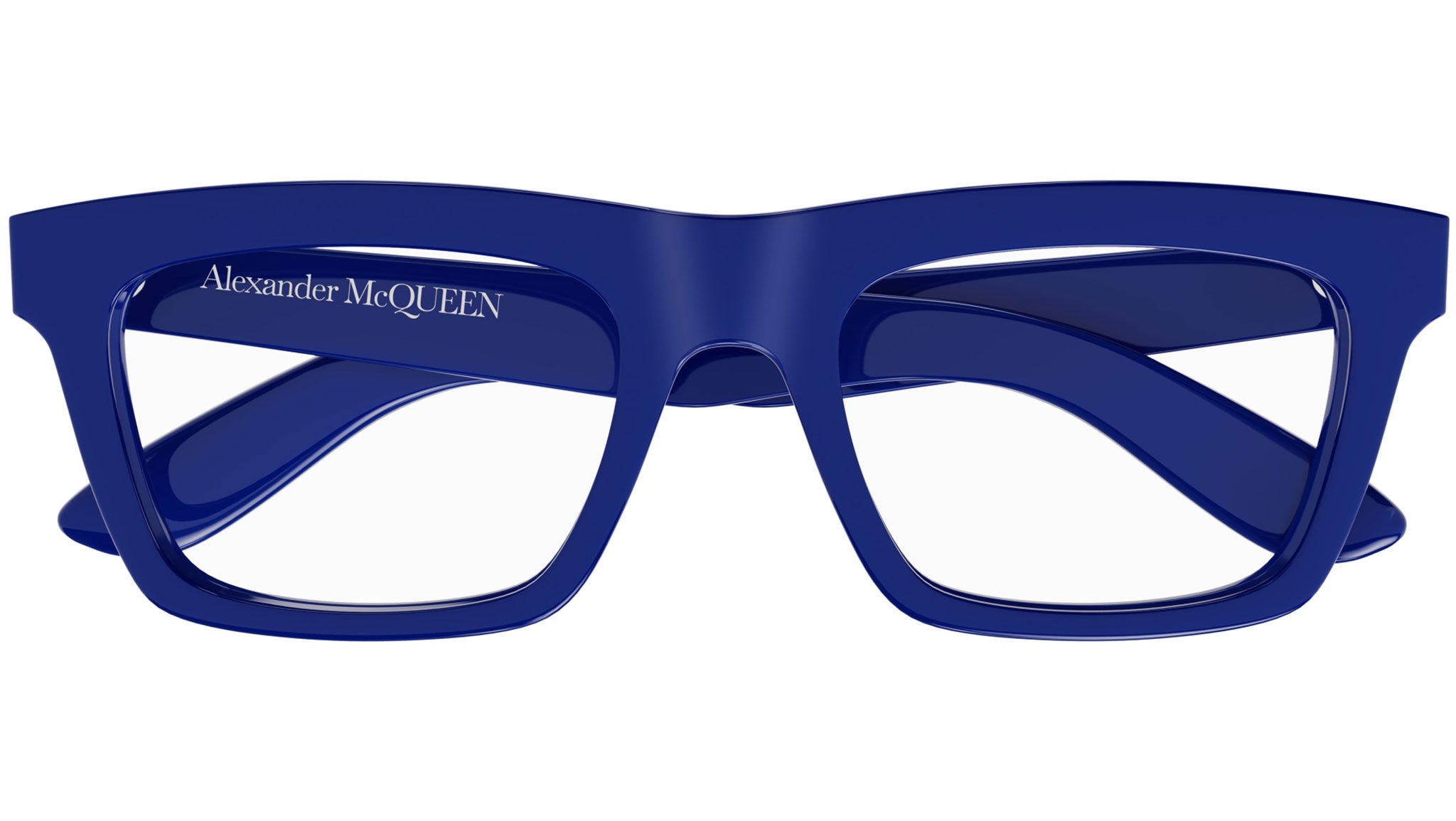 Occhiali da vista ALEXANDER MCQUEEN AM0423O Shiny solid electric blue