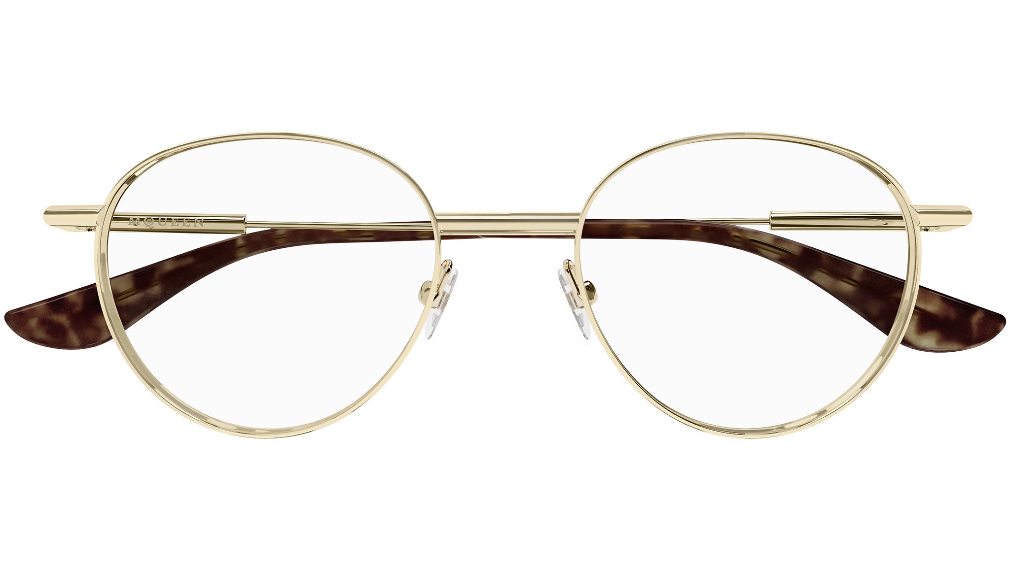 Occhiali da vista ALEXANDER MCQUEEN AM0502O Shiny light gold