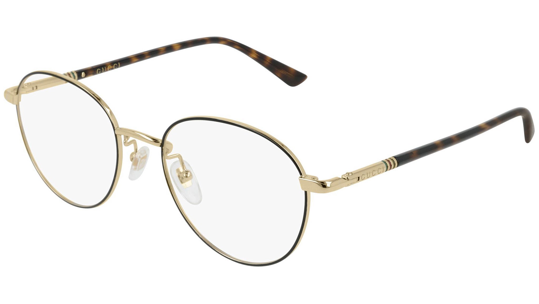 Occhiali GUCCI GG0392O Shiny black shiny endura gold