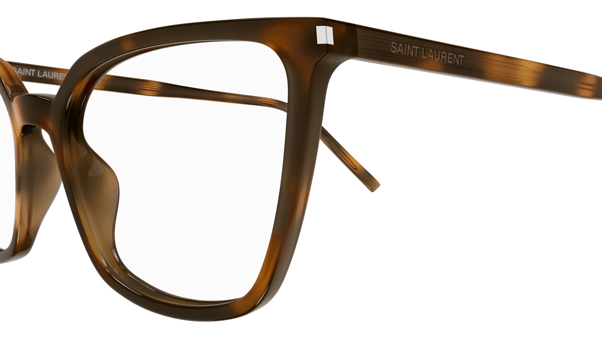 Occhiali da vista SAINT LAURENT SL669 Shiny medium havana
