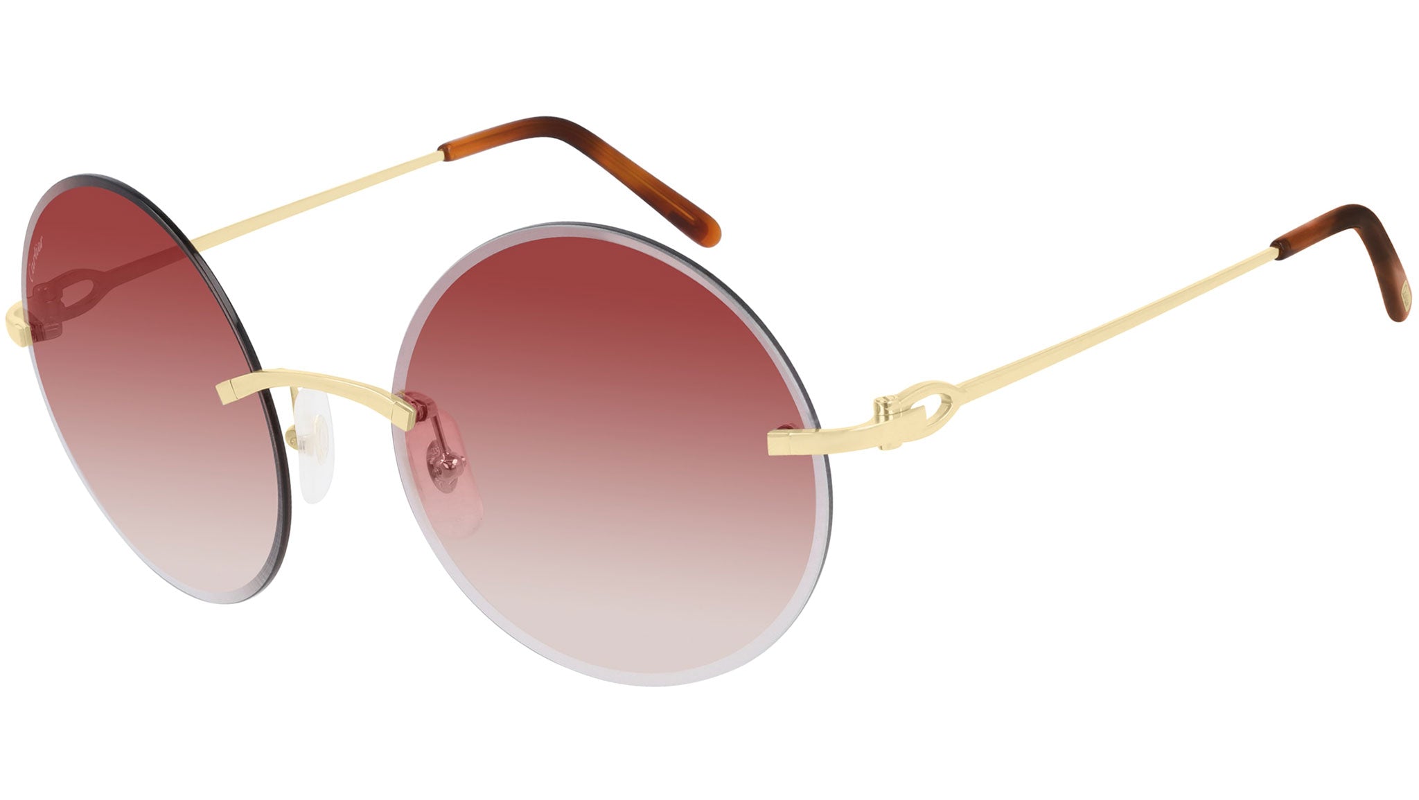 Occhiali da sole CARTIER CT0002RS Shiny or pale