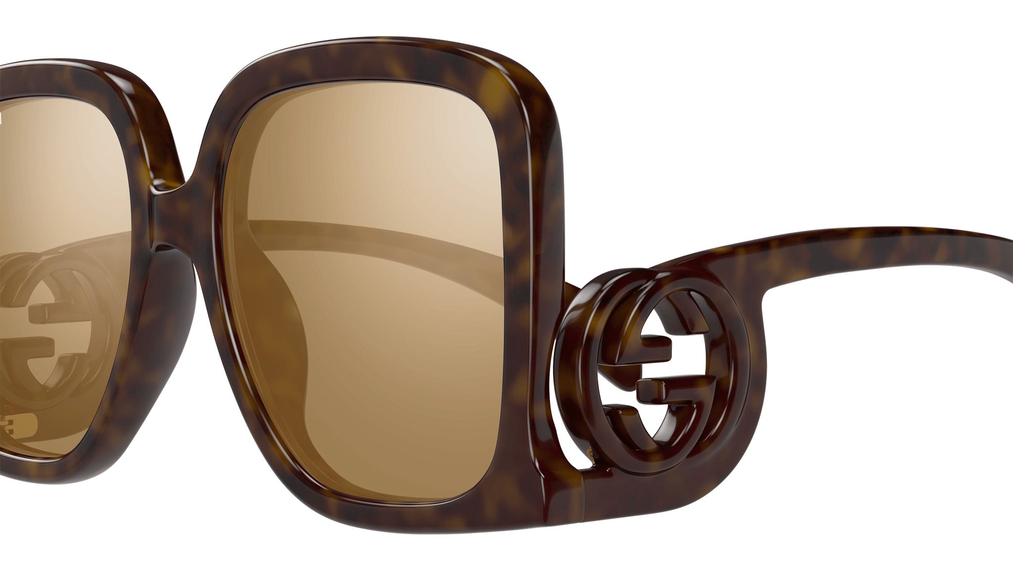 Occhiali da sole GUCCI GG1326S Shiny dark havana