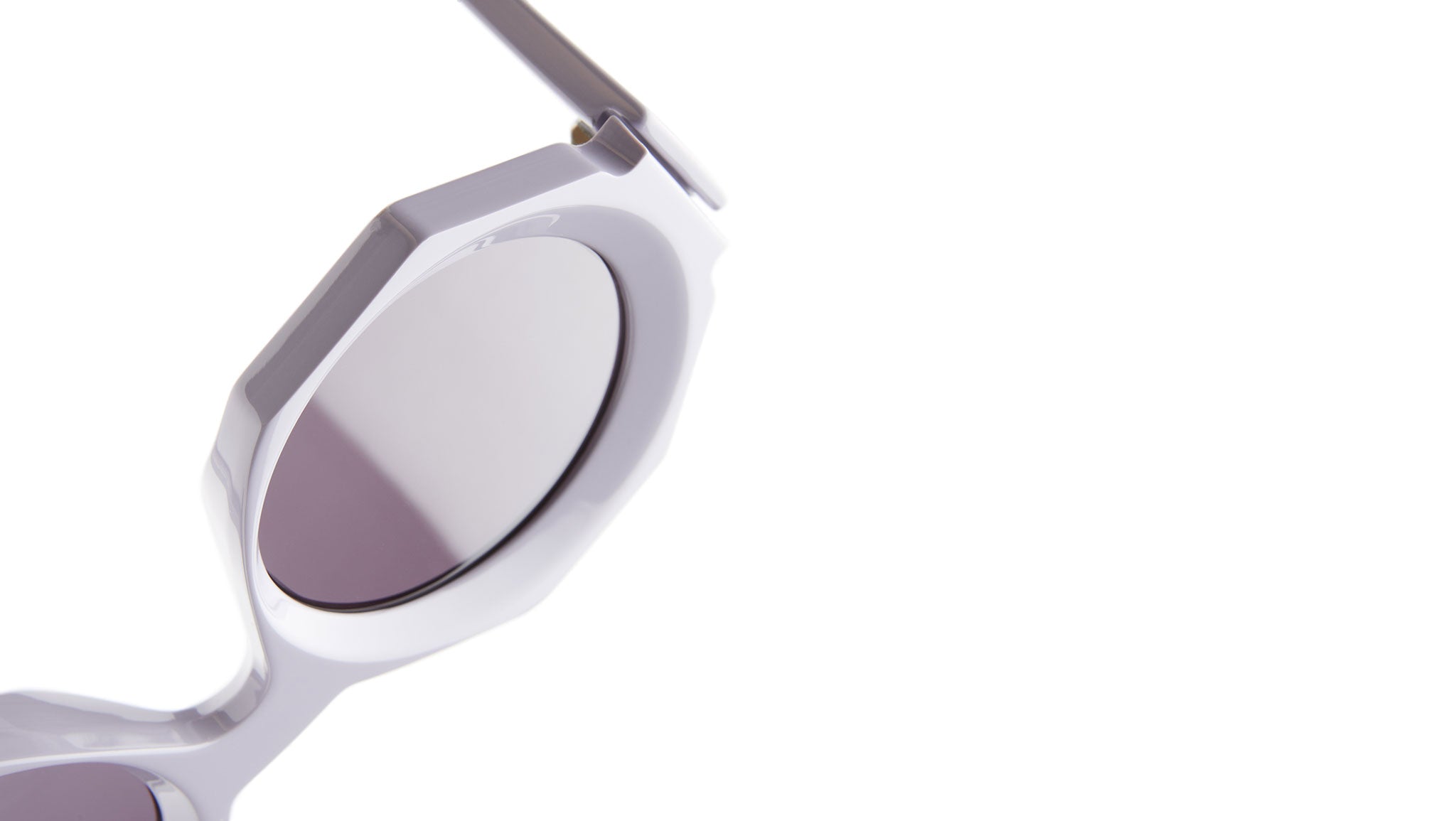 Occhiali da sole KUBORAUM R4 Milky lilac cut