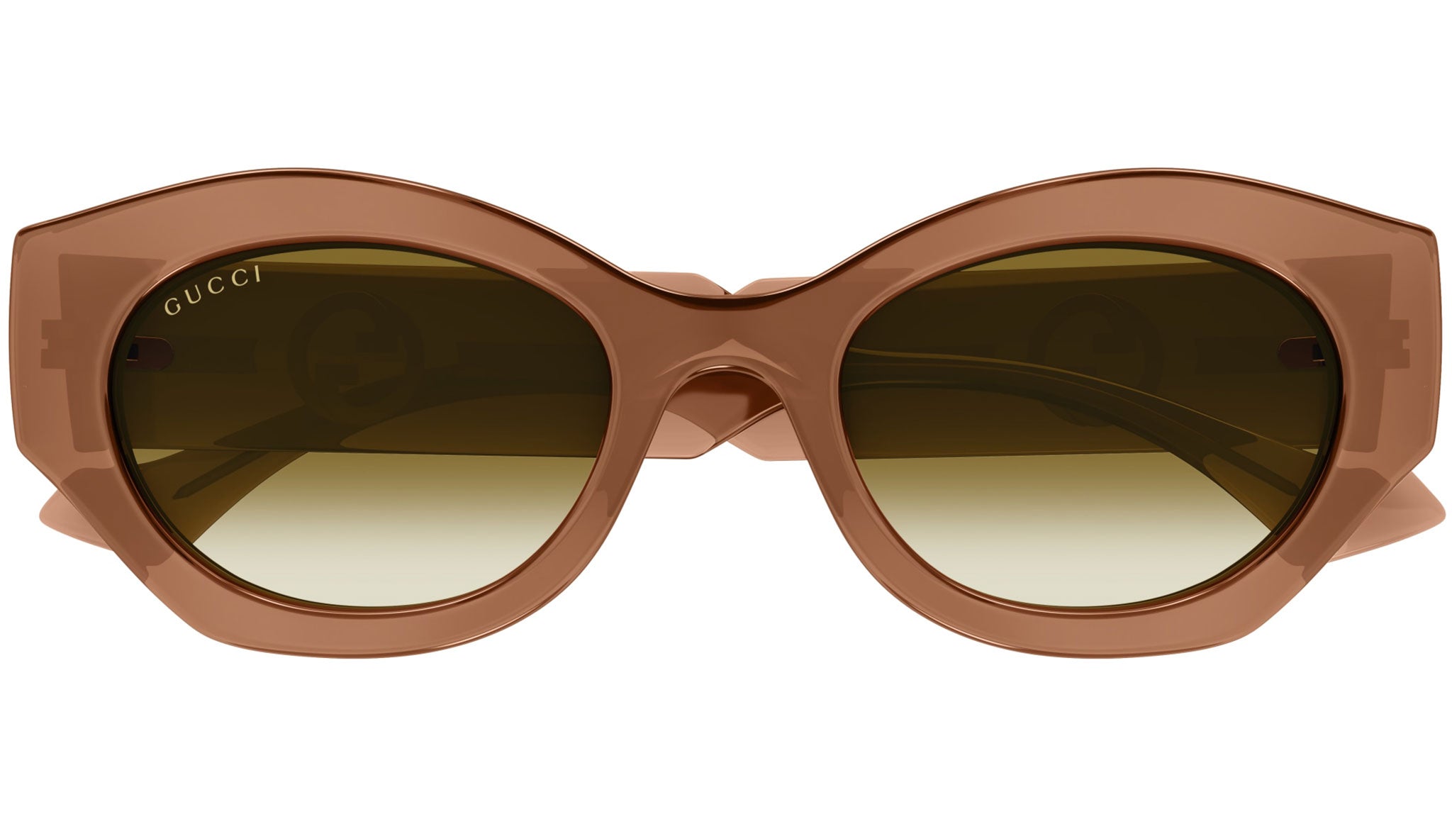 Occhiali da sole GUCCI GG1553S Shiny transparent amber brown