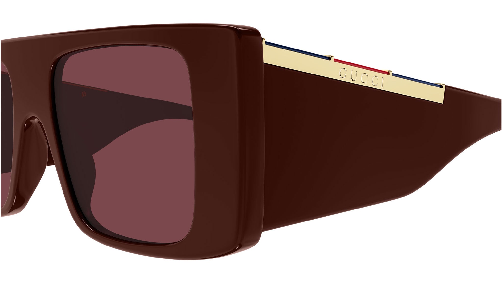 Occhiali da sole GUCCI GG1888S Shiny solid burgundy