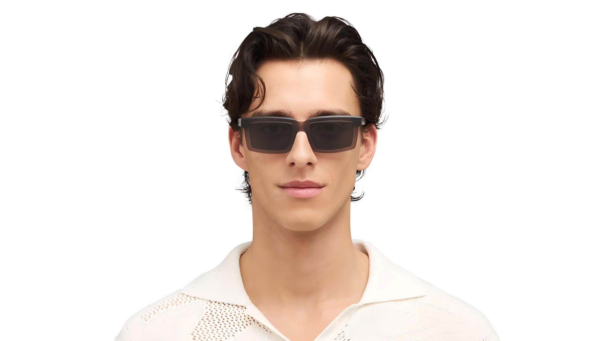 Occhiali da sole MYKITA DAKAR Chilled raw clear ash silver