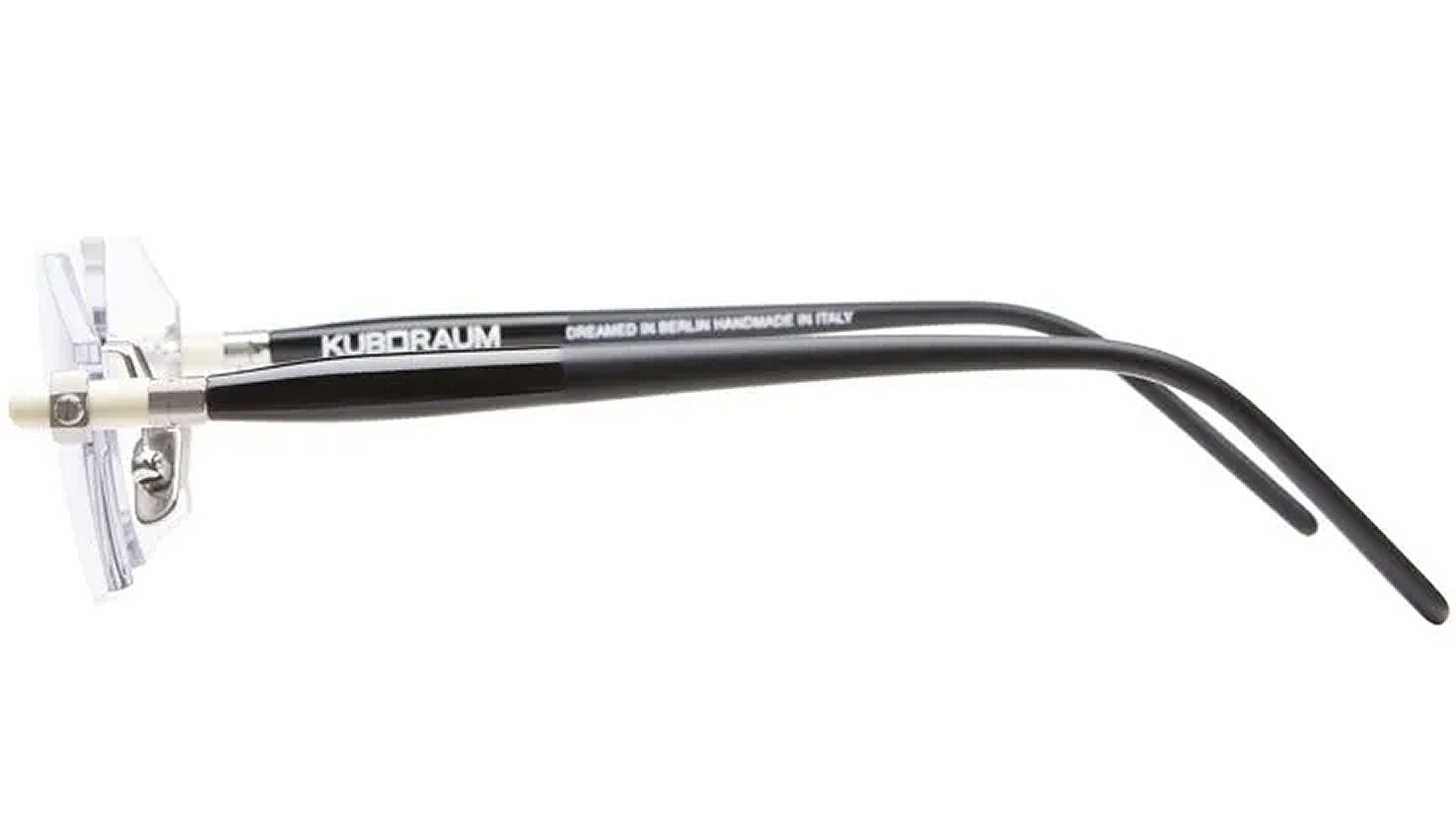 Occhiali da vista KUBORAUM P55 Silver black shine and matte