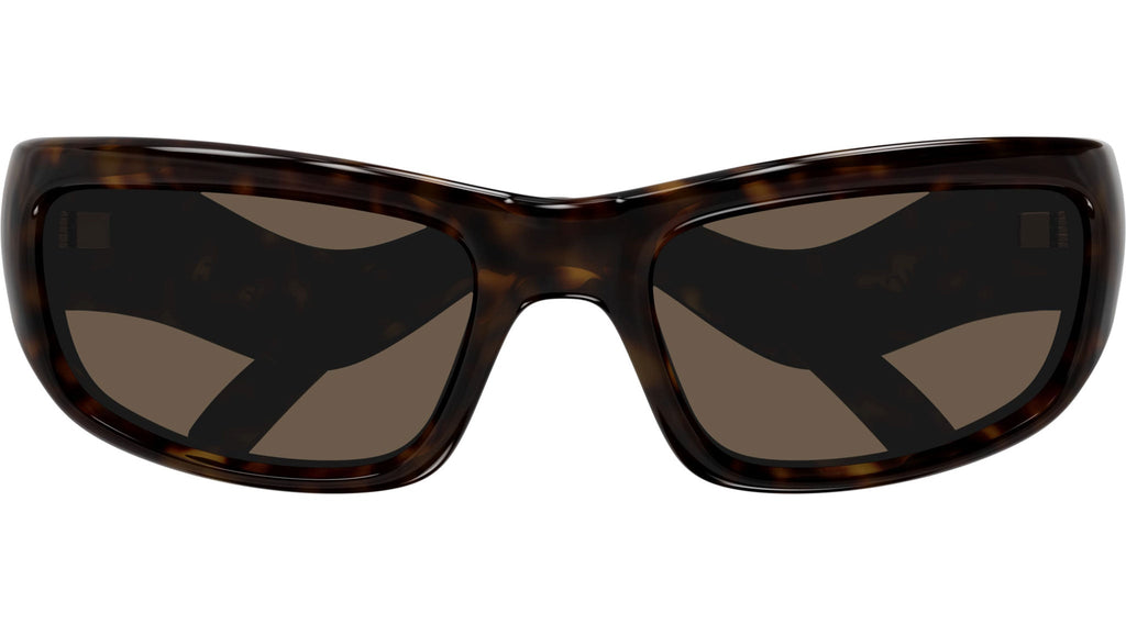 Occhiali da sole BALENCIAGA BB0320S Shiny dark havana