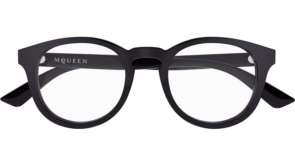 Occhiali da vista ALEXANDER MCQUEEN AM0514O Shiny solid very dark purple