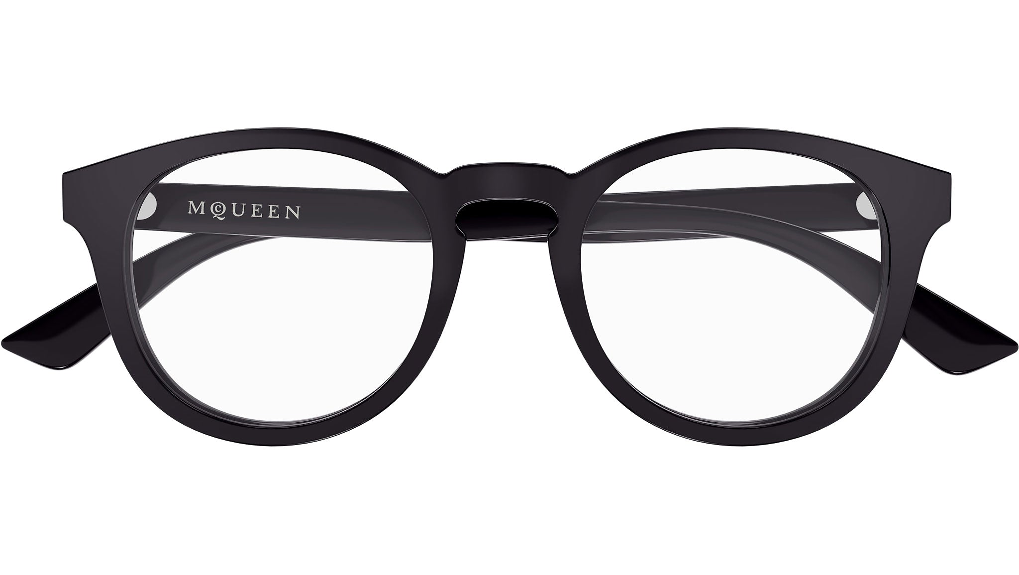 Occhiali da vista ALEXANDER MCQUEEN AM0514O Shiny solid very dark purple
