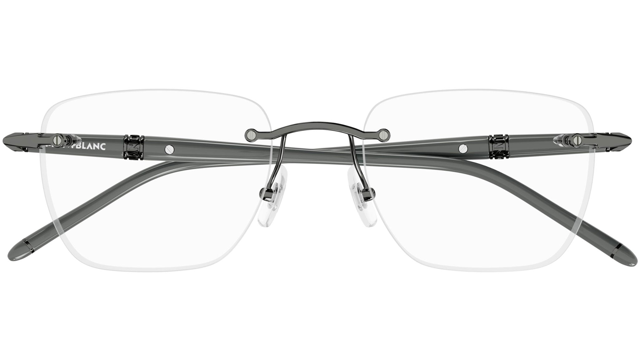 Occhiali da vista MONTBLANC MB0346O Shiny dark ruthenium