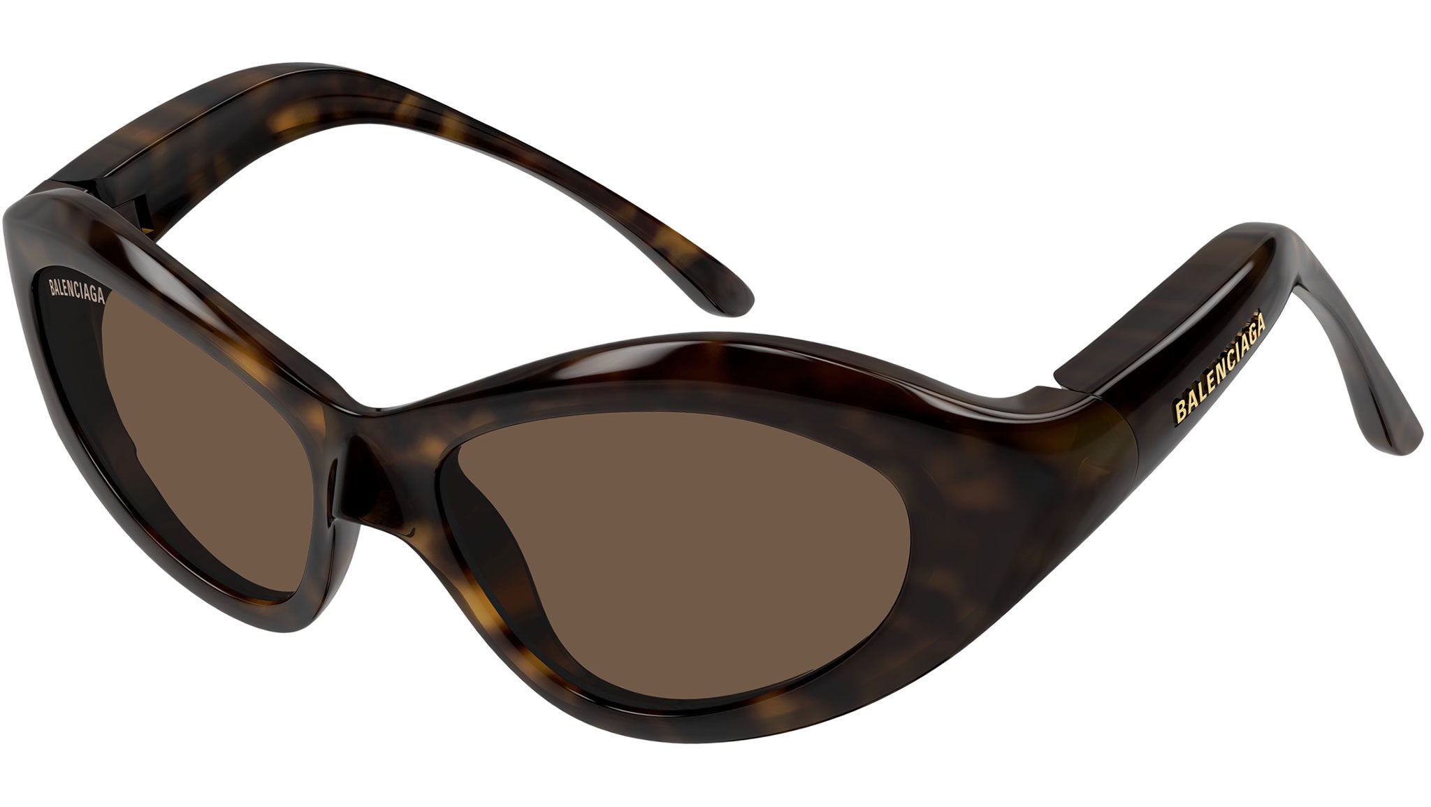 Occhiali da sole BALENCIAGA BB0386S Shiny dark havana
