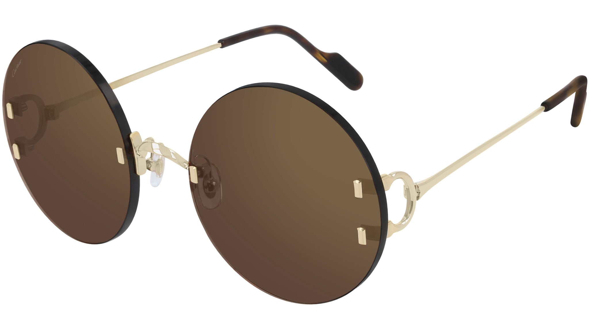 Occhiali da sole CARTIER CT0152S Smooth golden finish