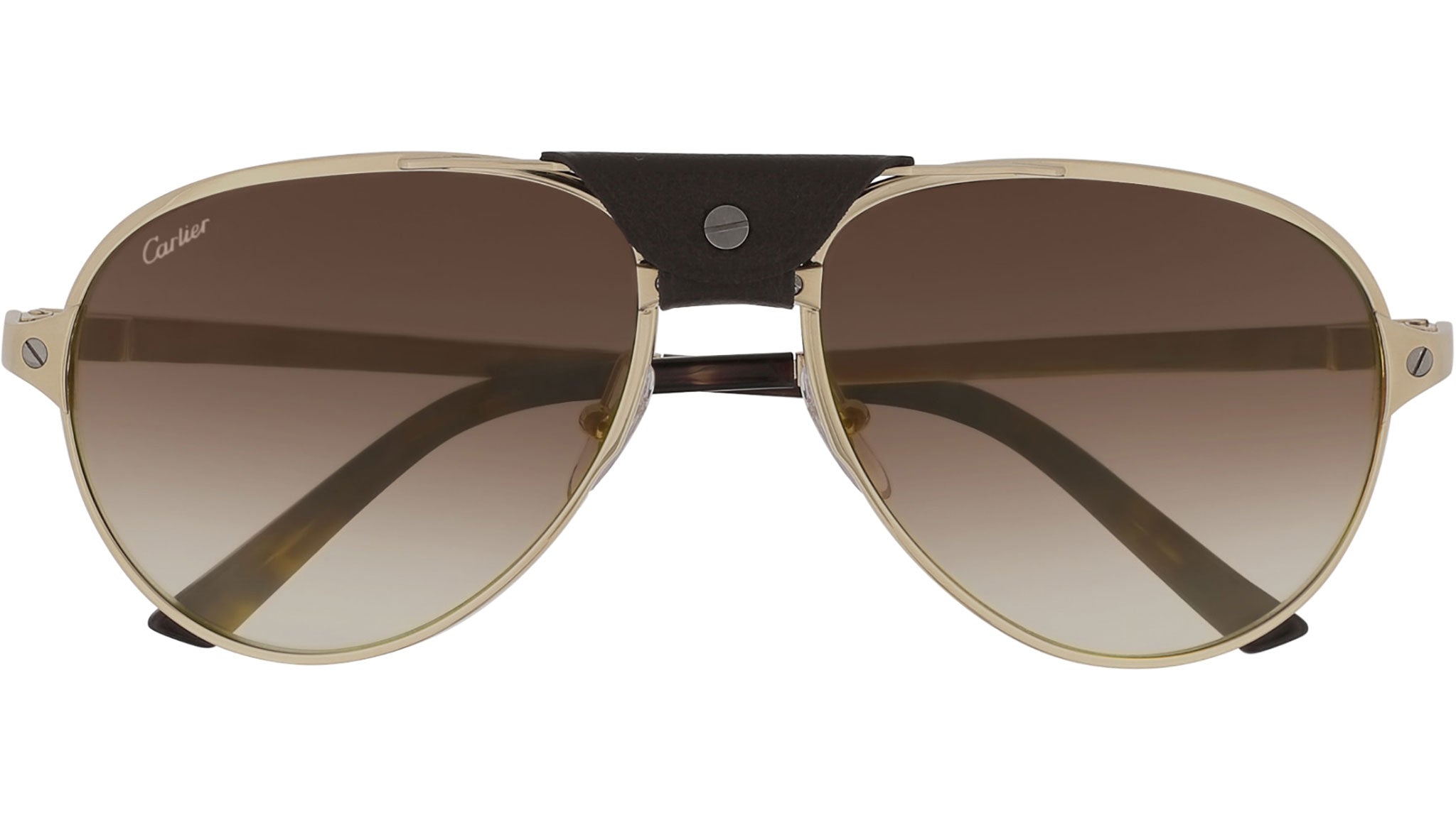 Occhiali da sole CARTIER CT0034S Satine or pale brown