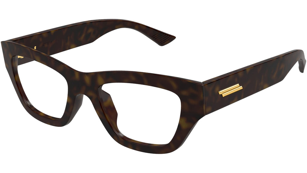 Occhiali da vista BOTTEGA VENETA BV1360O Shiny dark havana