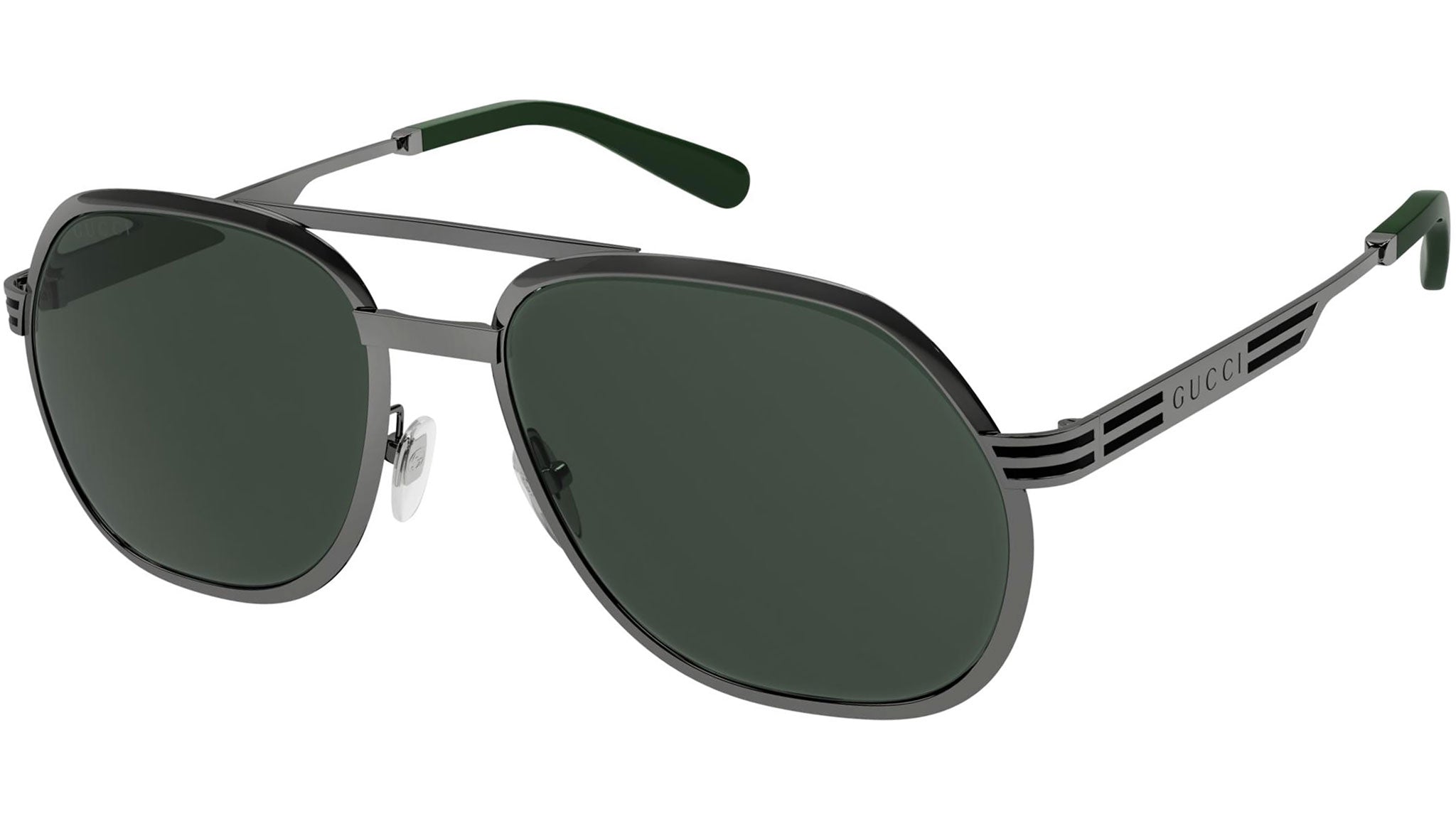 Occhiali da sole GUCCI GG0981S Shiny dark ruthenium