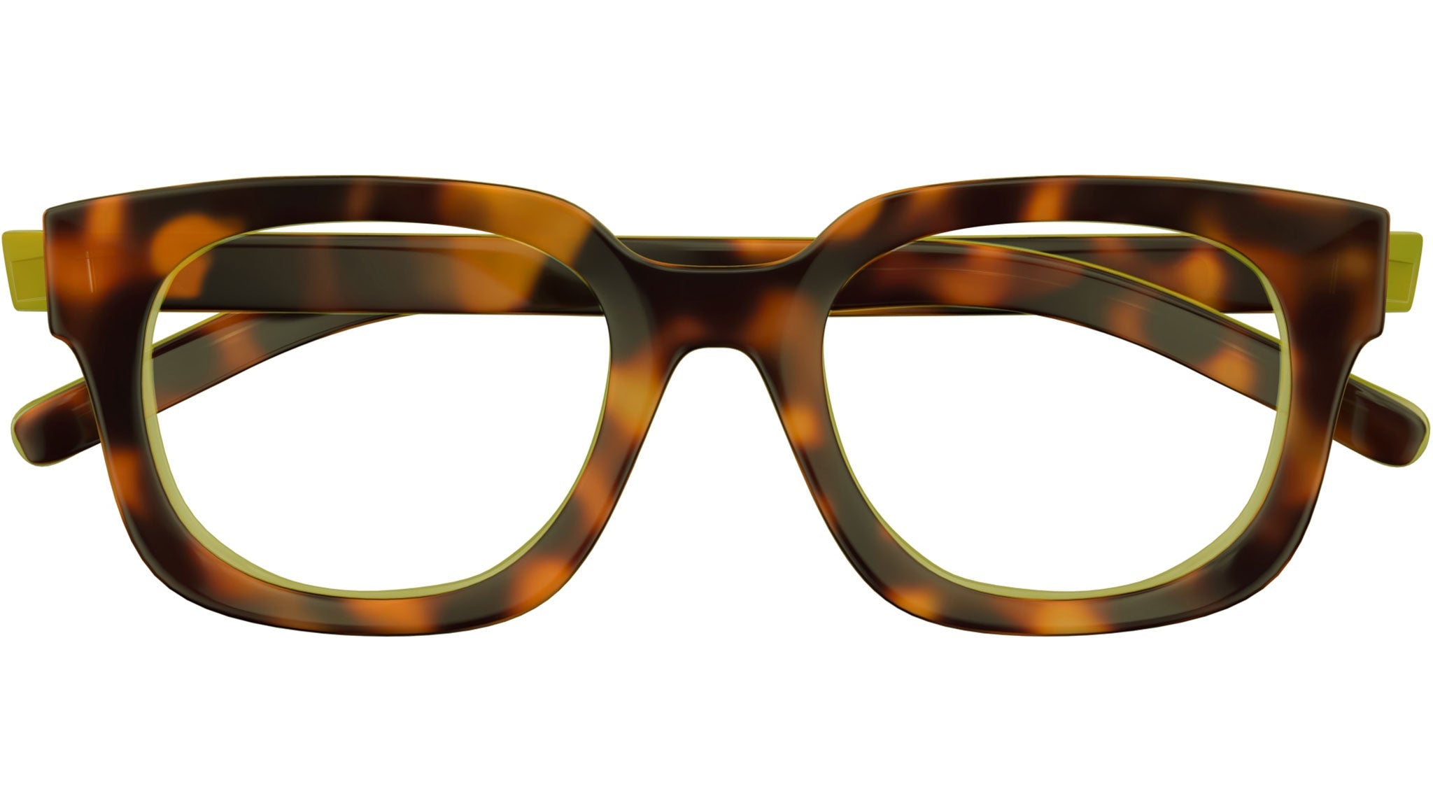 Occhiali da vista GUCCI GG1721O Shiny spotted havana + yellow