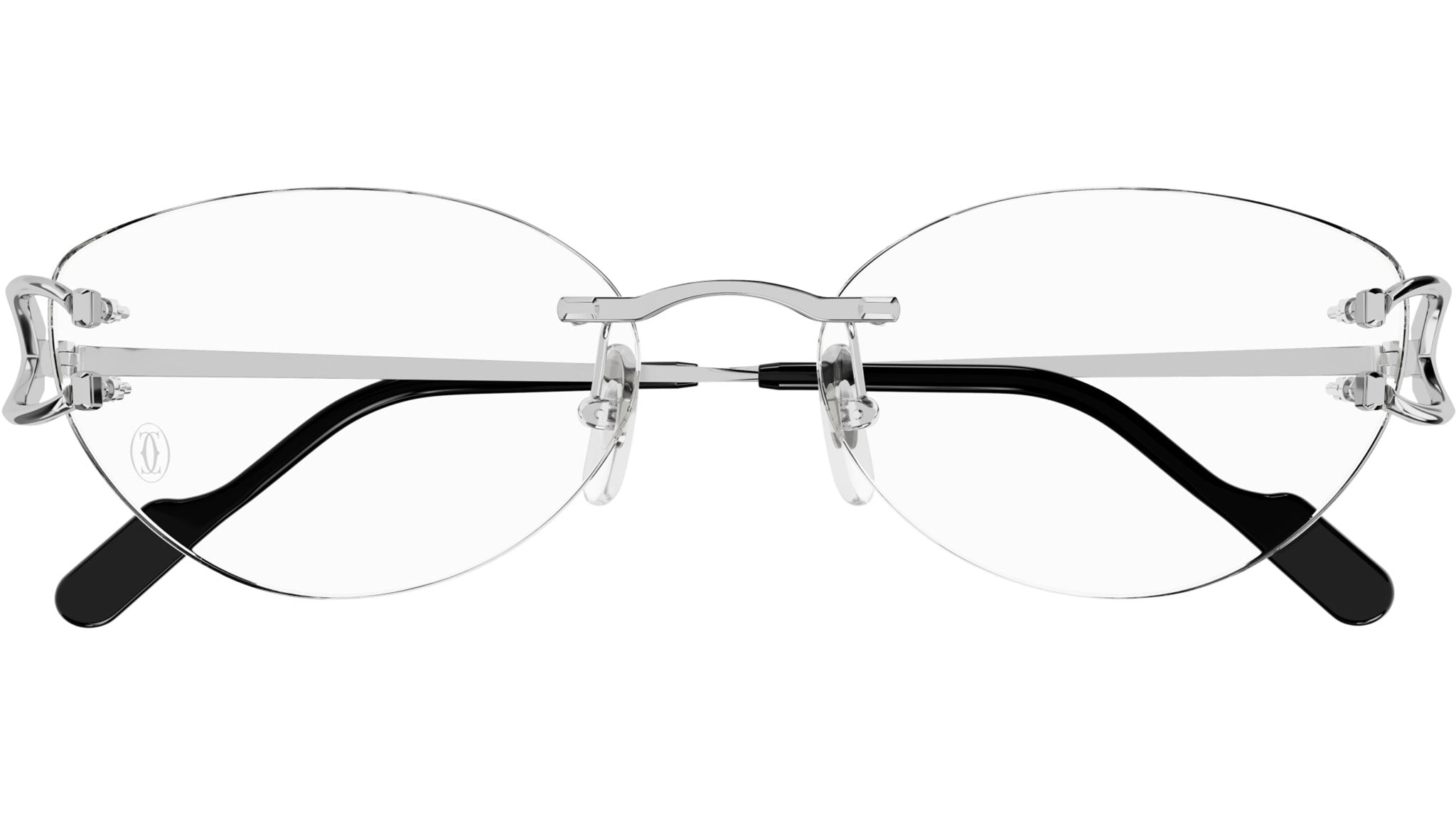Occhiali da vista CARTIER CT0487O Smooth platinum finish