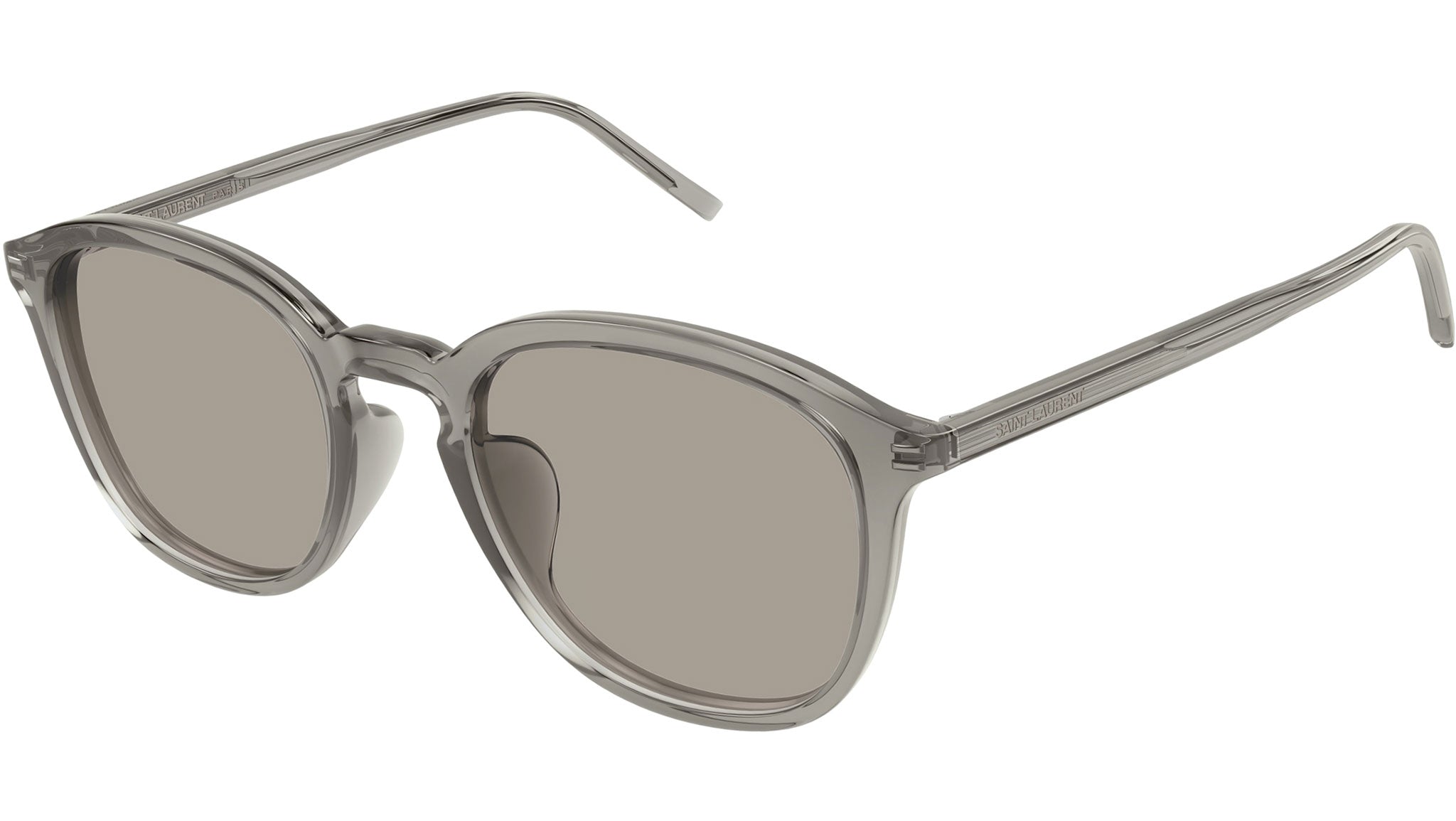 Occhiali da sole SAINT LAURENT SL782/K Shiny transparent taupe