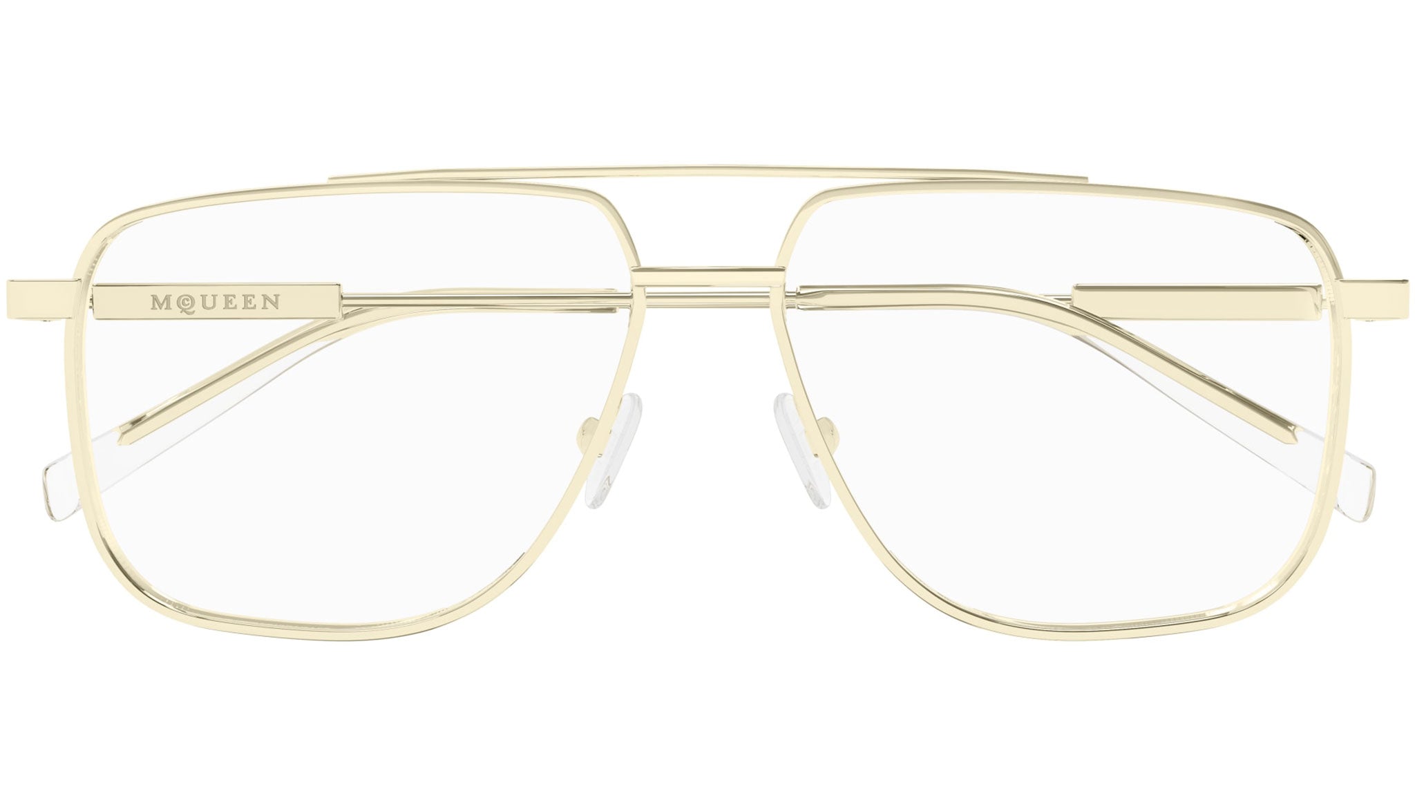 Occhiali da vista ALEXANDER MCQUEEN AM0480O Shiny light gold