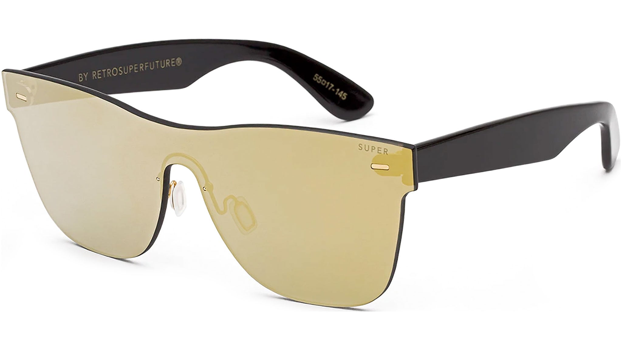 Occhiali RETROSUPERFUTURE Screen Gold and black