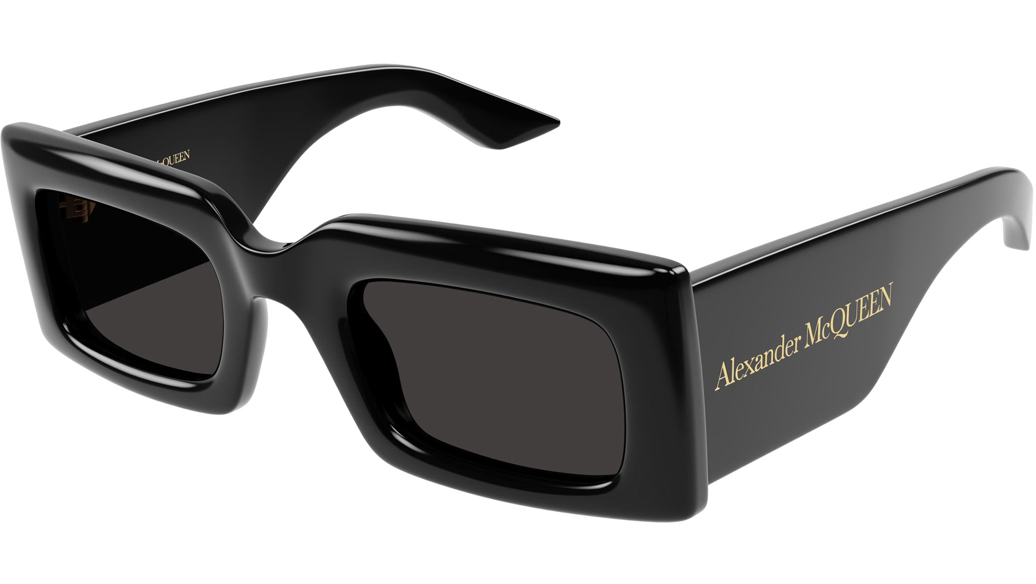 Occhiali da sole ALEXANDER MCQUEEN AM0433S Shiny solid black