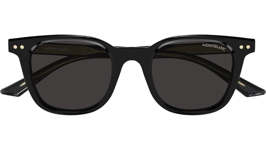 Occhiali da sole MONTBLANC MB0320S Shiny solid black