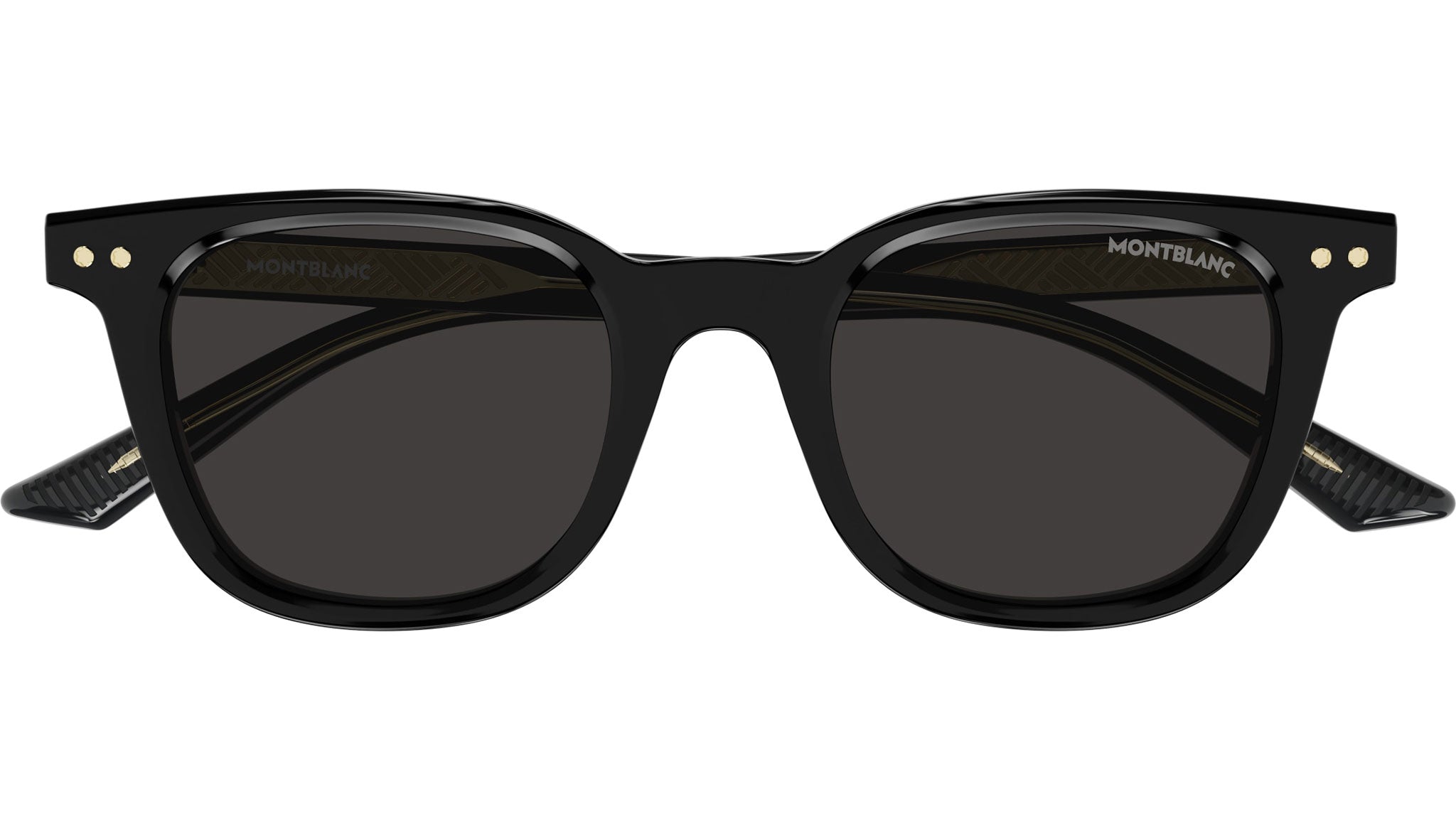 Occhiali da sole MONTBLANC MB0320S Shiny solid black