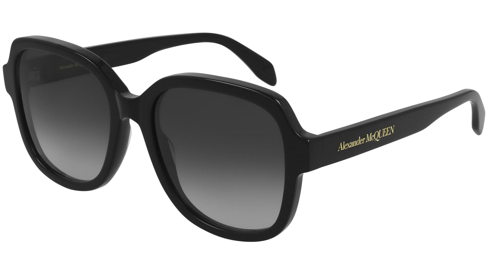 Occhiali da sole ALEXANDER MCQUEEN AM0300S Shiny black