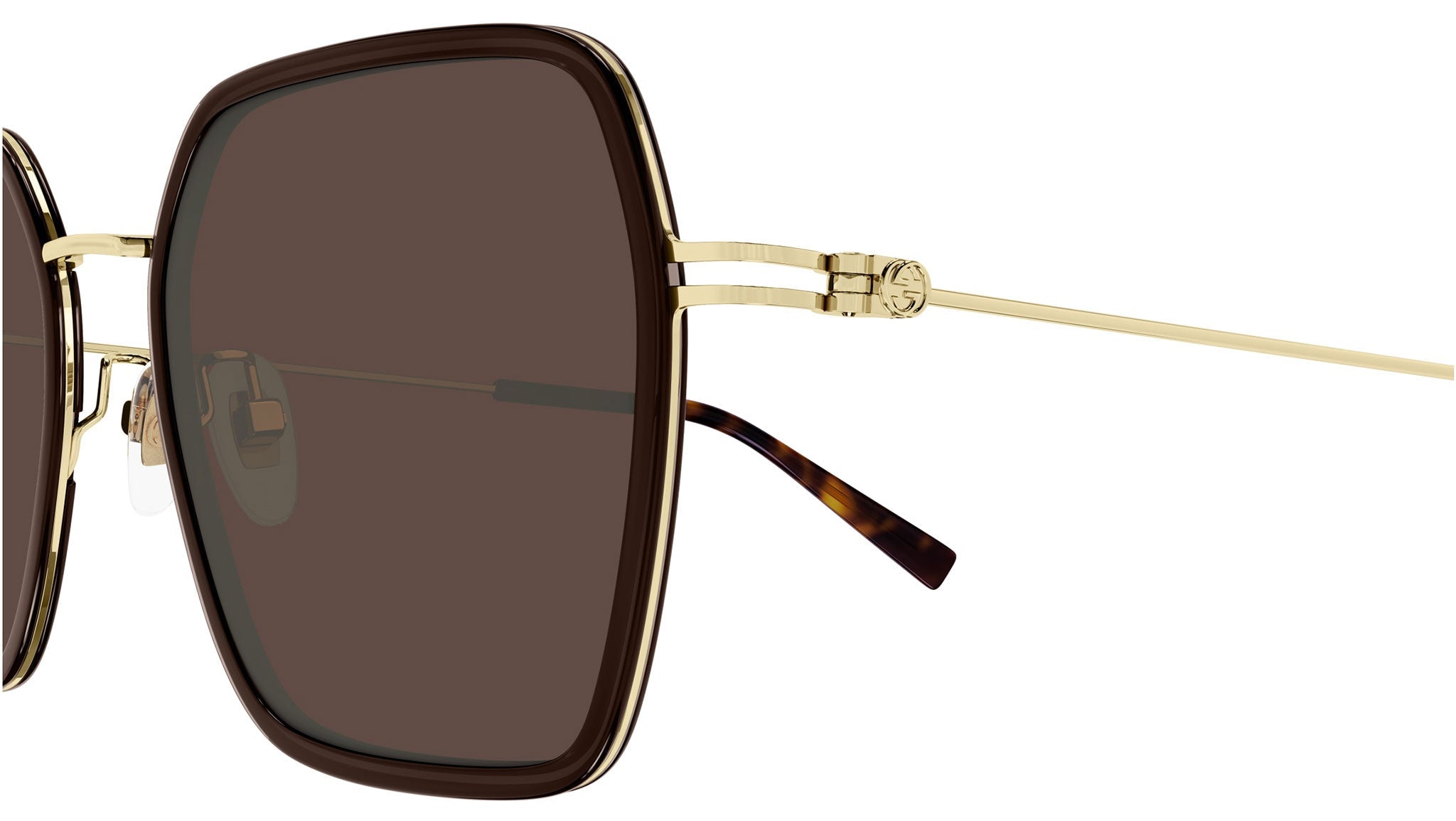 Occhiali da sole GUCCI GG1850SA Shiny transparent taupe brown