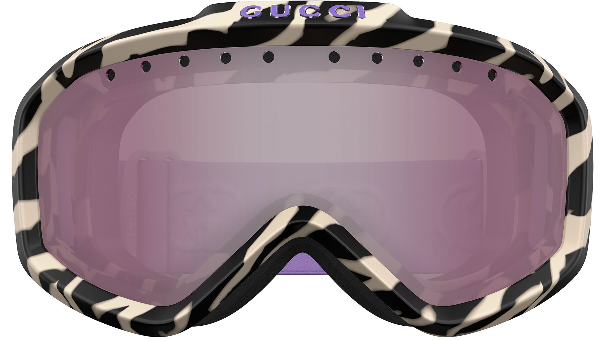 Occhiali da sole GUCCI GG1210S Shiny water transfer zebra black and ivory gucci