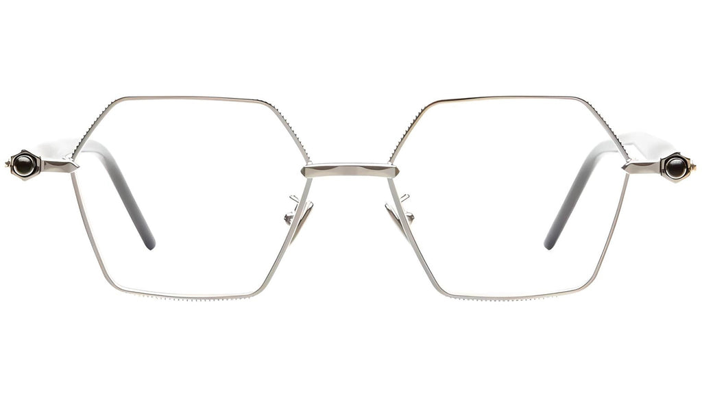 Occhiali da vista KUBORAUM P70 Silver military green black shine