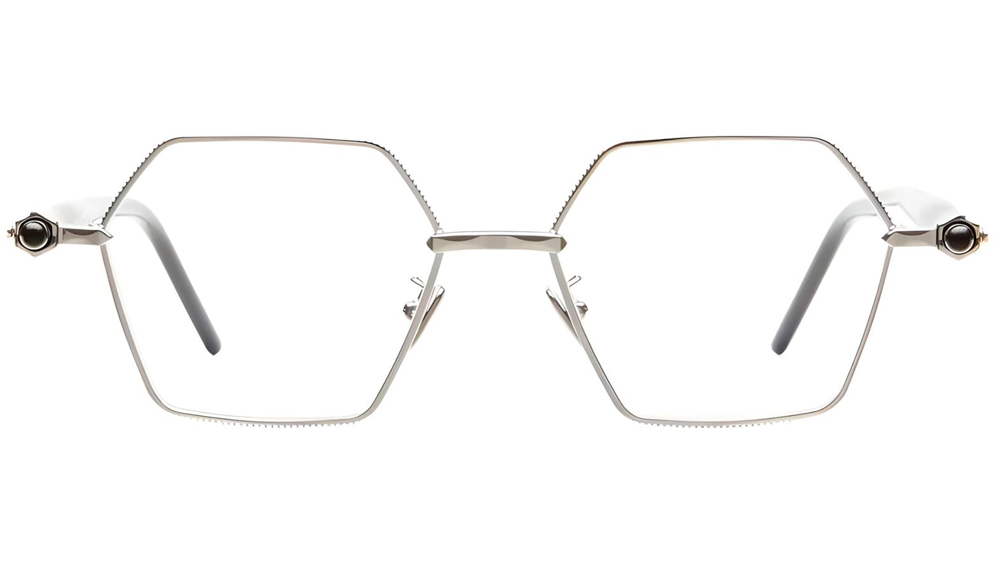 Occhiali da vista KUBORAUM P70 Silver military green black shine