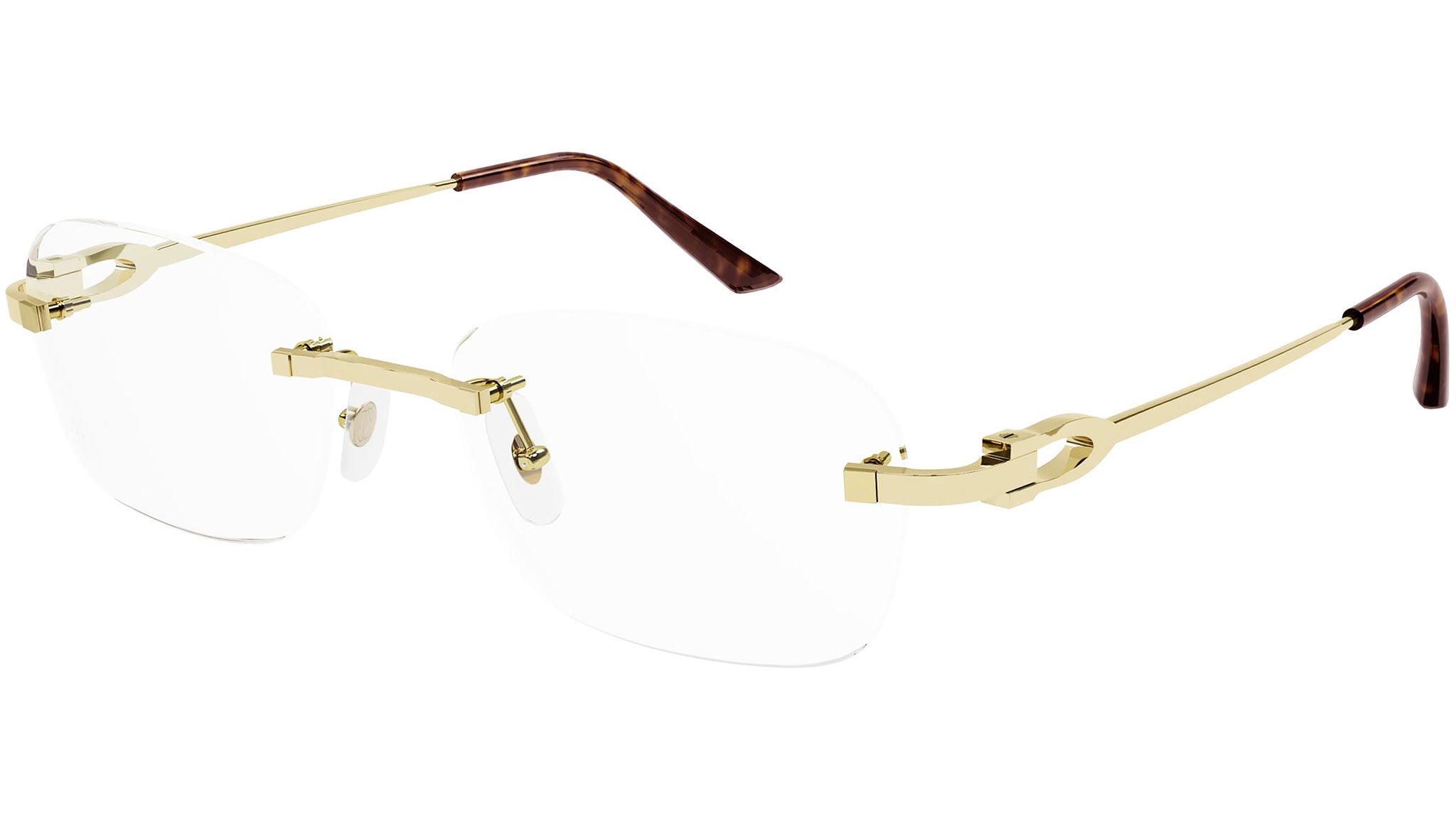 Occhiali da vista CARTIER CT0290O Smooth golden finish