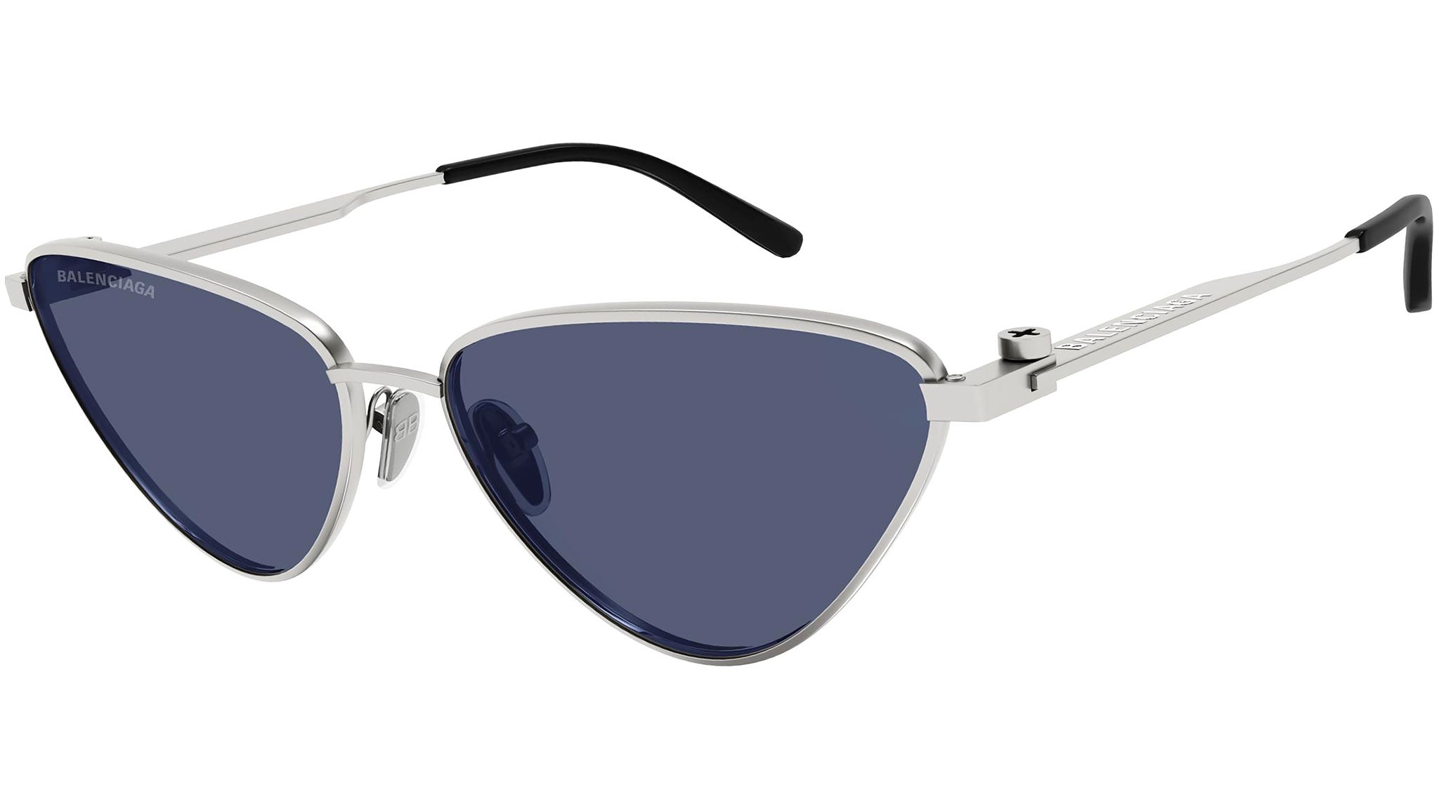 Occhiali da sole BALENCIAGA BB0166S Matte light ruthenium