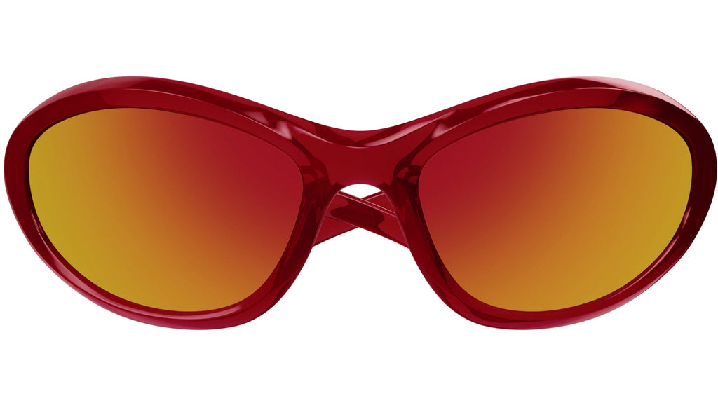 Occhiali da sole BALENCIAGA BB0384S Shiny transparent red