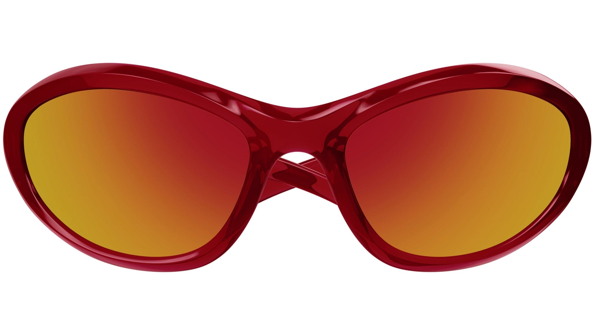 Occhiali da sole BALENCIAGA BB0384S Shiny transparent red