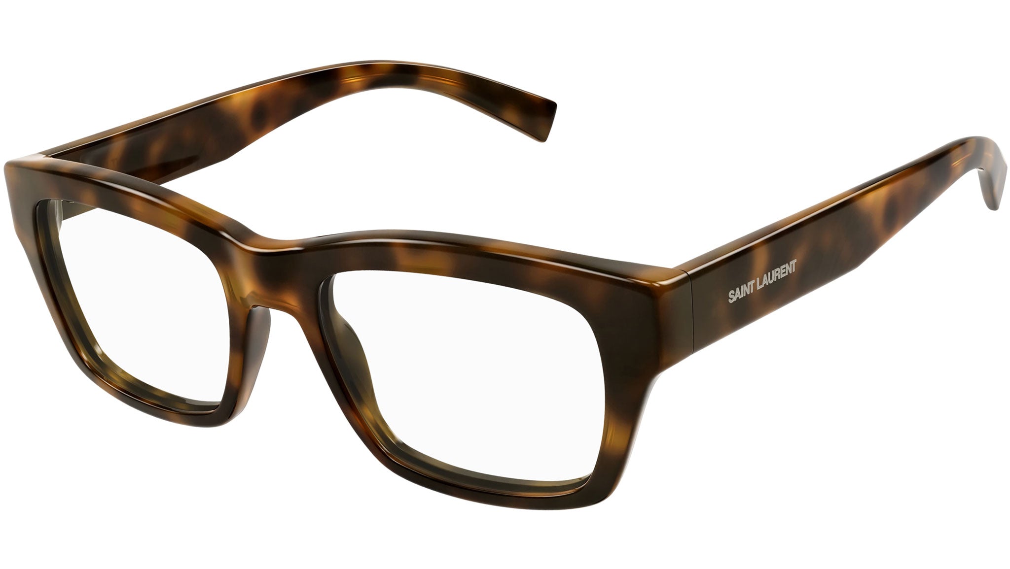 Occhiali da vista SAINT LAURENT SL616 Shiny medium havana