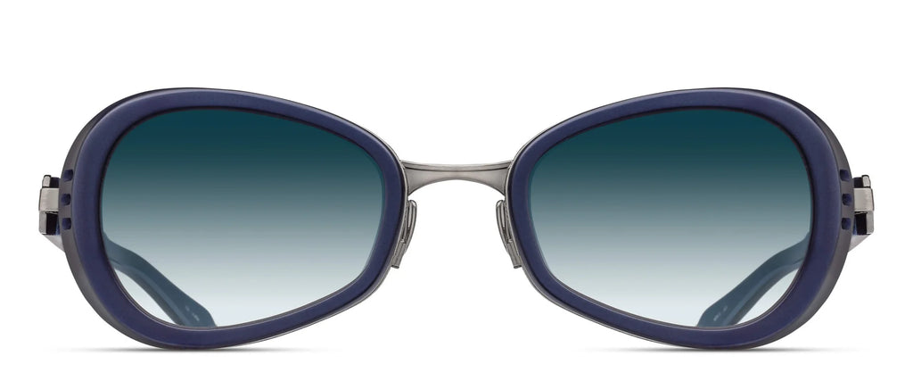 Occhiali da sole MATSUDA 10616H Matte Navy - Antique Silver
