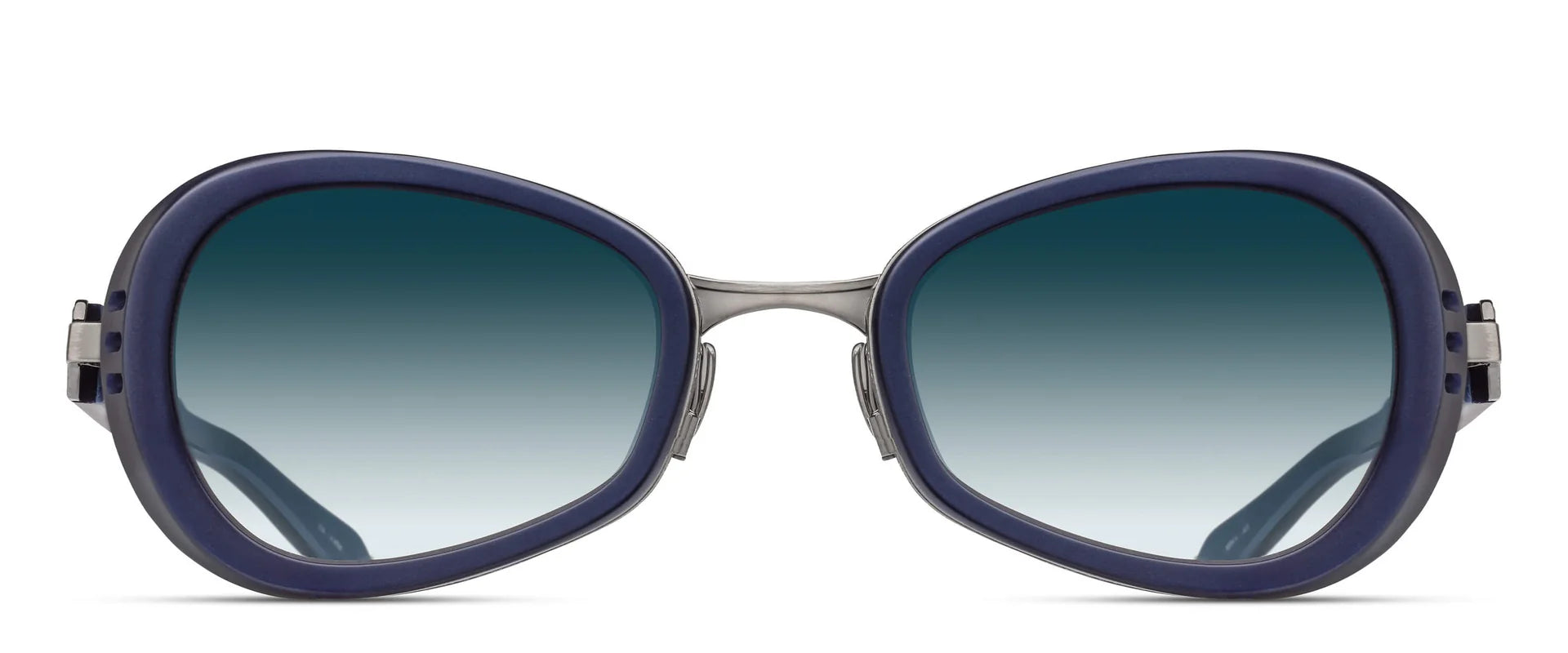 Occhiali da sole MATSUDA 10616H Matte Navy - Antique Silver
