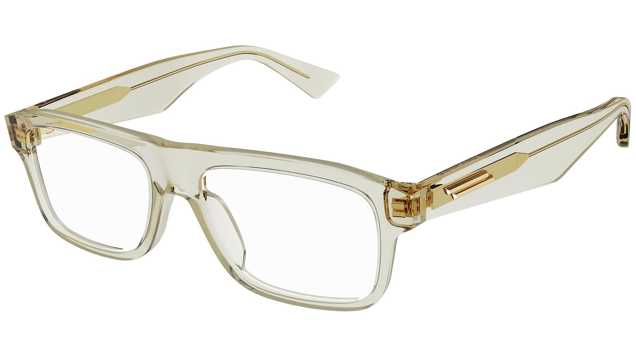 Occhiali da vista BOTTEGA VENETA BV1156O Shiny transparent beige