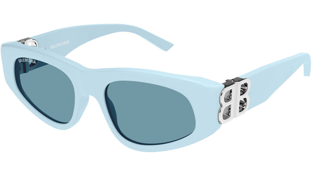 Occhiali da sole BALENCIAGA BB0095S Shiny solid porcelan blue
