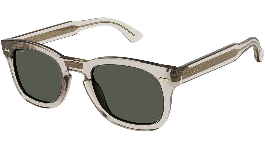 Occhiali da sole GUCCI GG0182S Shiny transparent light brown