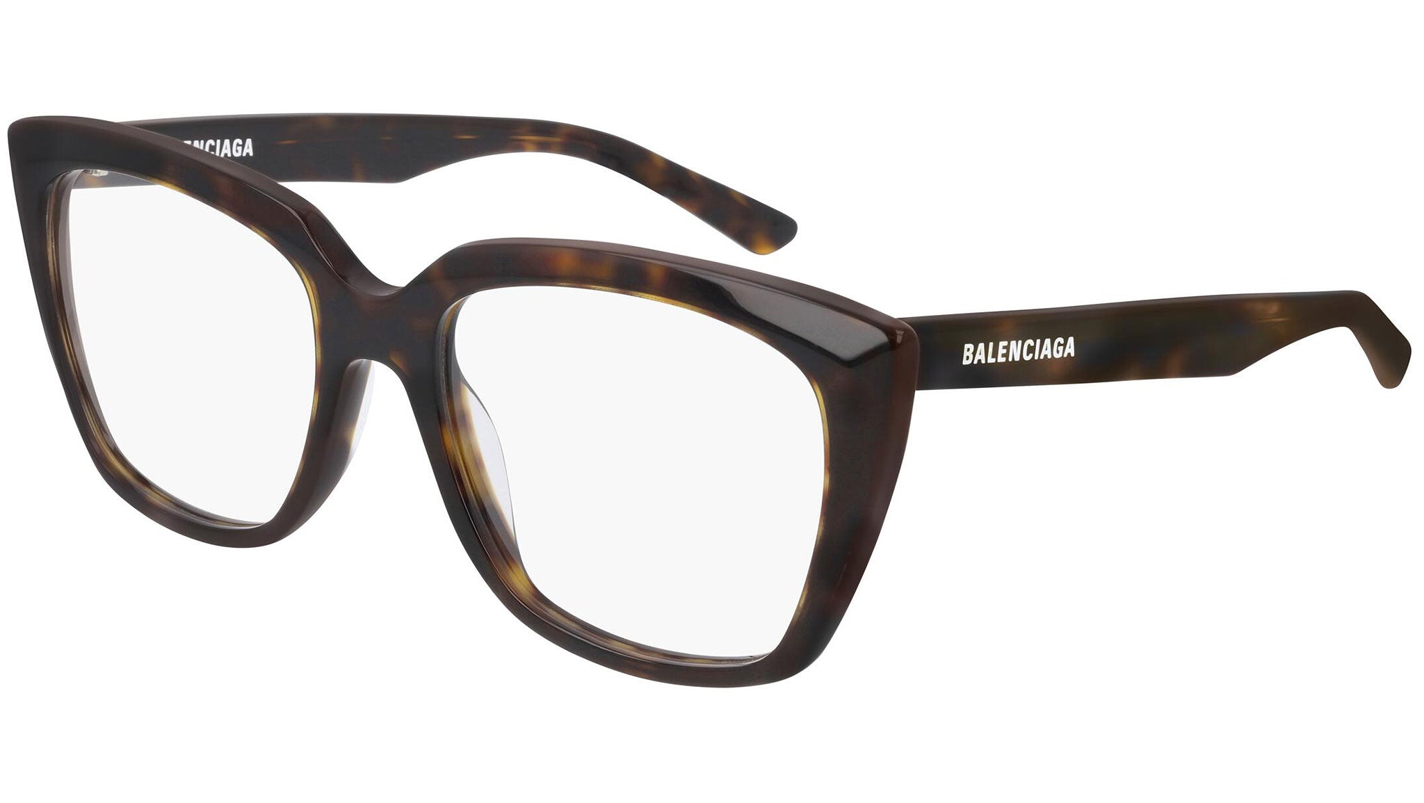 Occhiali da vista BALENCIAGA BB0062O Shiny dark havana